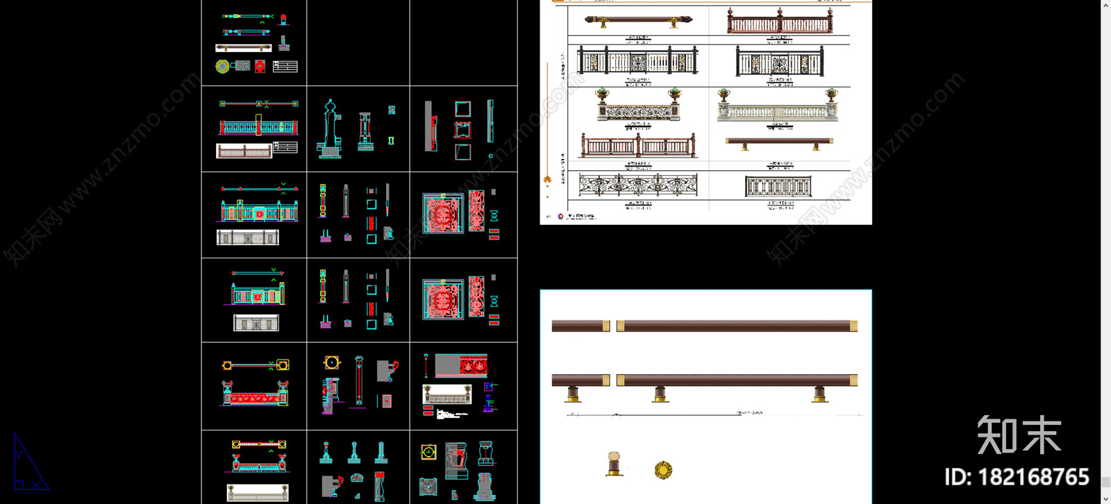别墅景观施工图下载【ID:182168765】