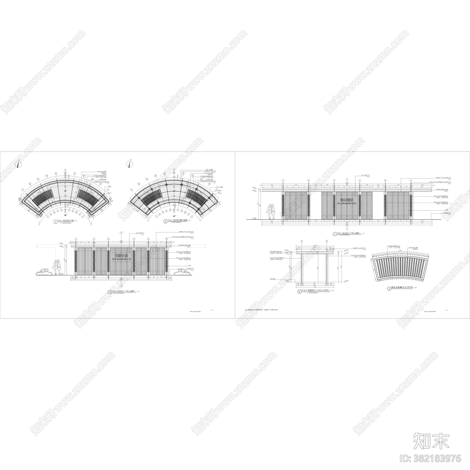 景亭cad施工图下载【ID:382183976】
