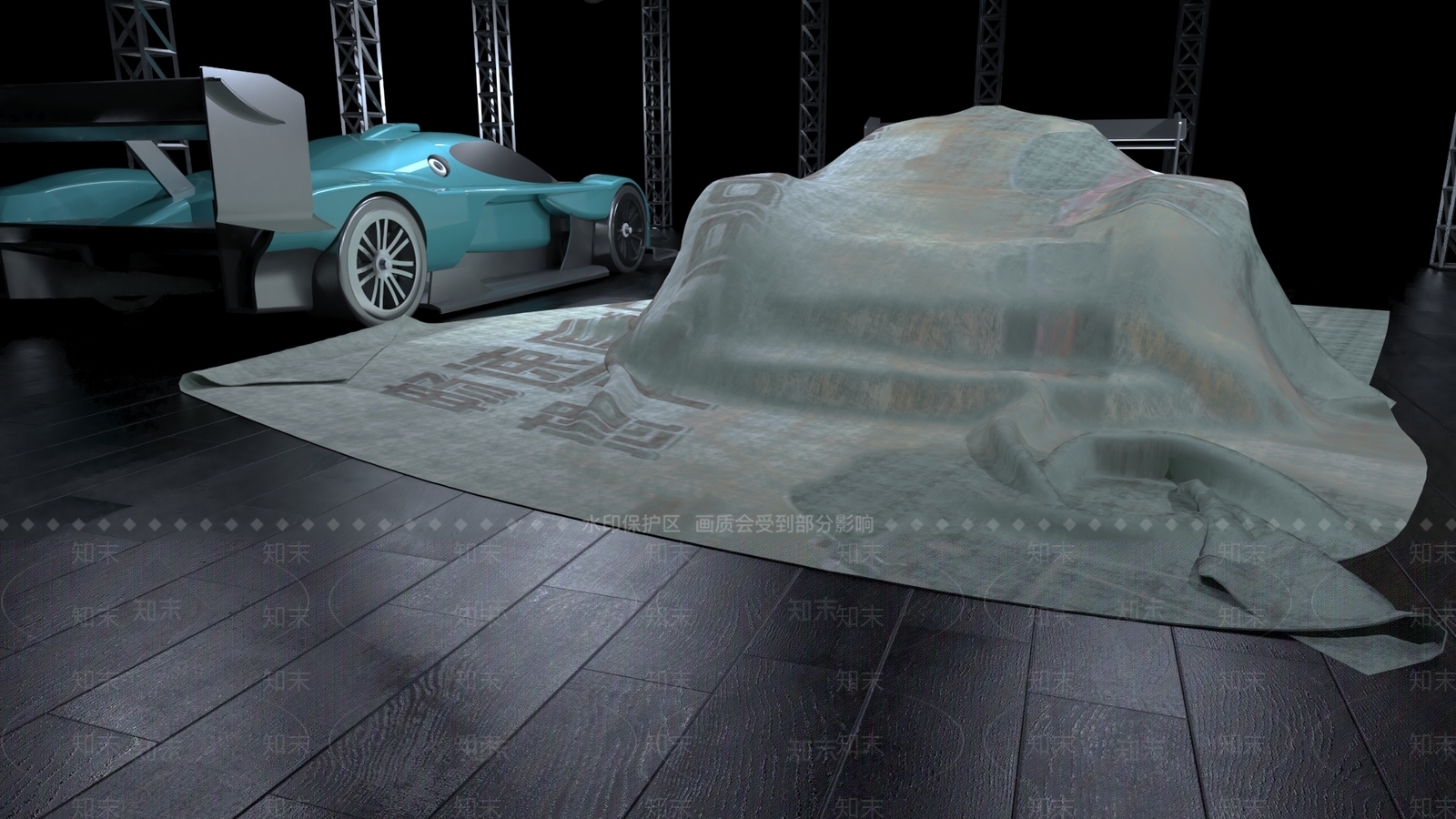 现代F1赛车3D模型下载【ID:1105668597】