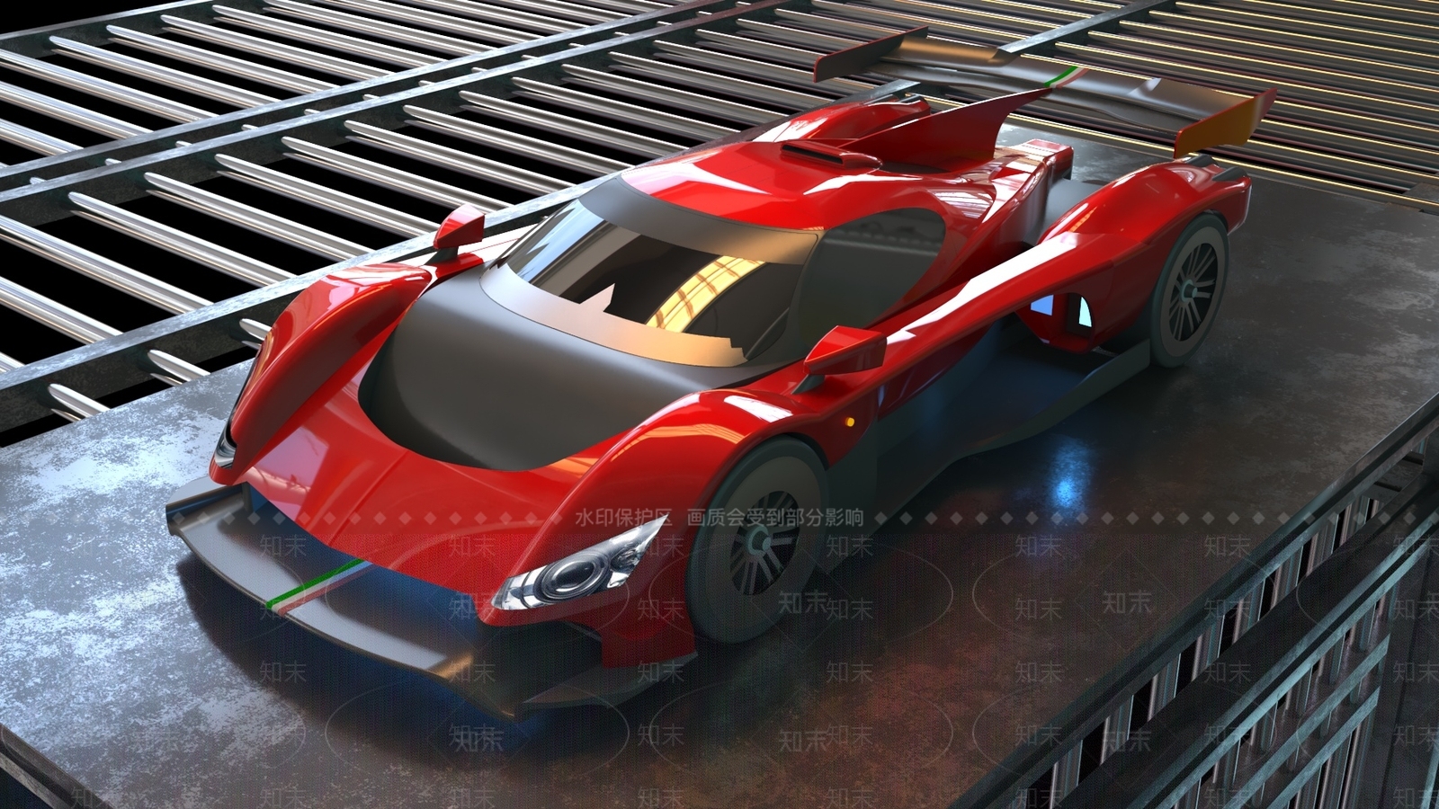 现代F1赛车3D模型下载【ID:1105668522】