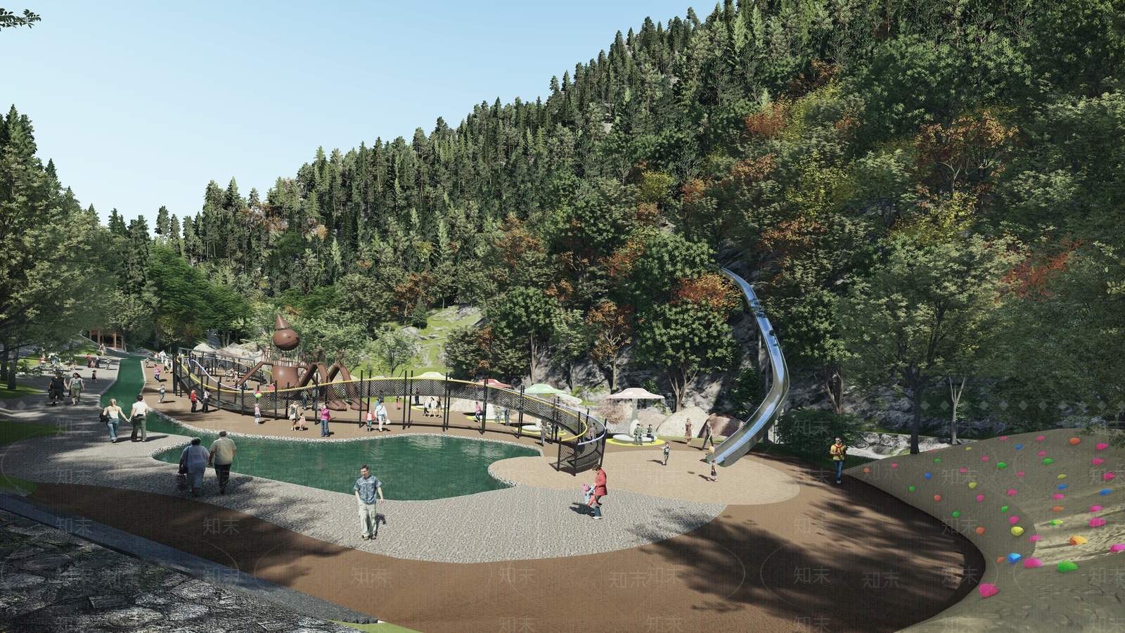 现代游玩乐设施SU模型下载【ID:882403215】