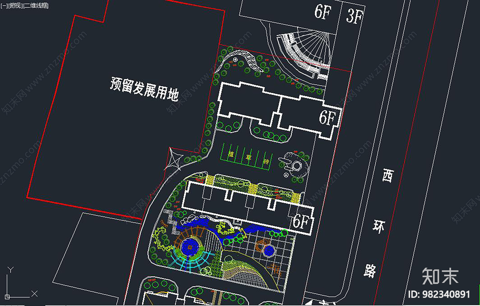 住宅规划cad施工图下载【ID:982340891】