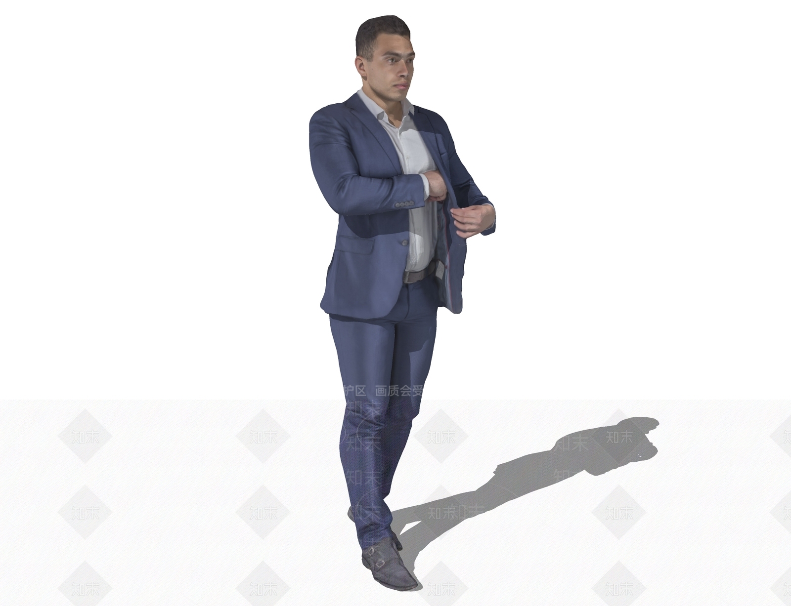 现代男人SU模型下载【ID:182485643】