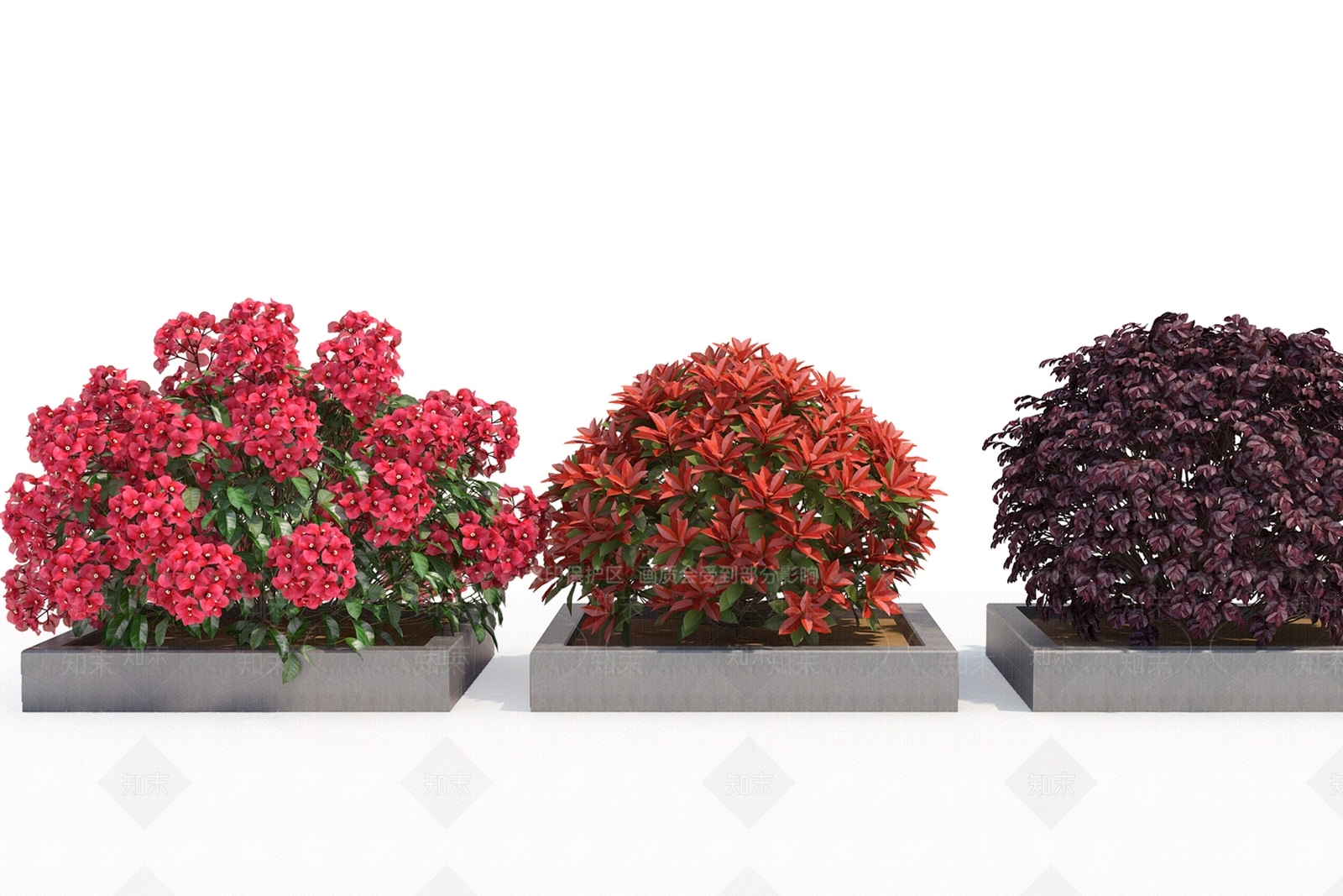 现代花坛3D模型下载【ID:683013712】