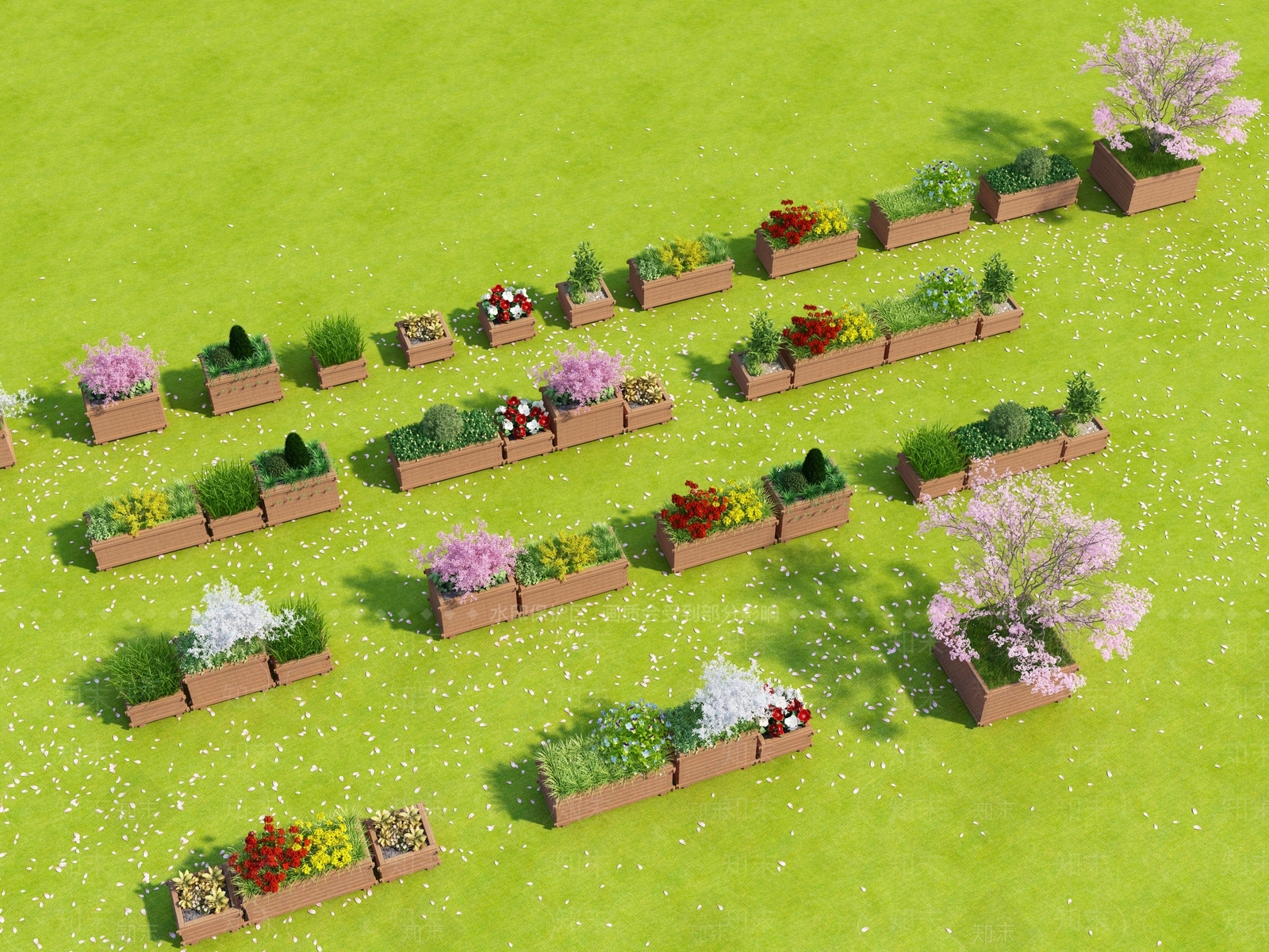 现代花钵3D模型下载【ID:382562529】