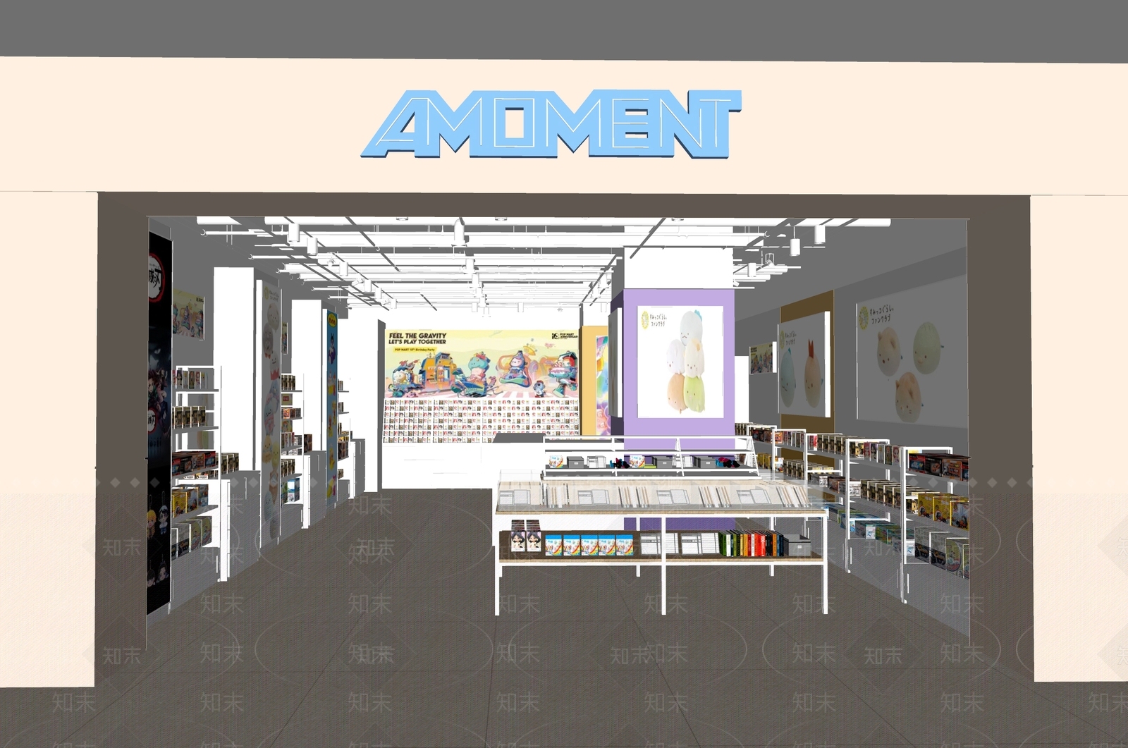 现代玩具礼品店SU模型下载【ID:182614307】