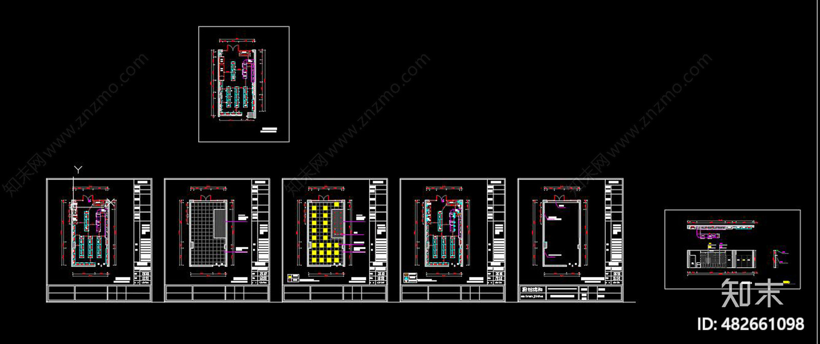 便利店CAD施工图下载【ID:482661098】