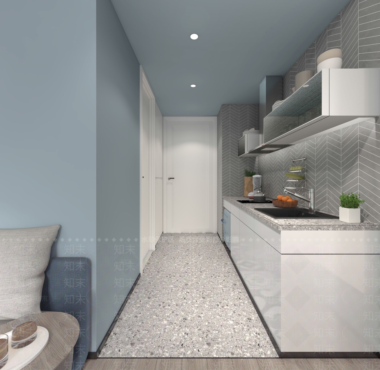 现代北欧单身公寓3D模型下载【ID:982719759】