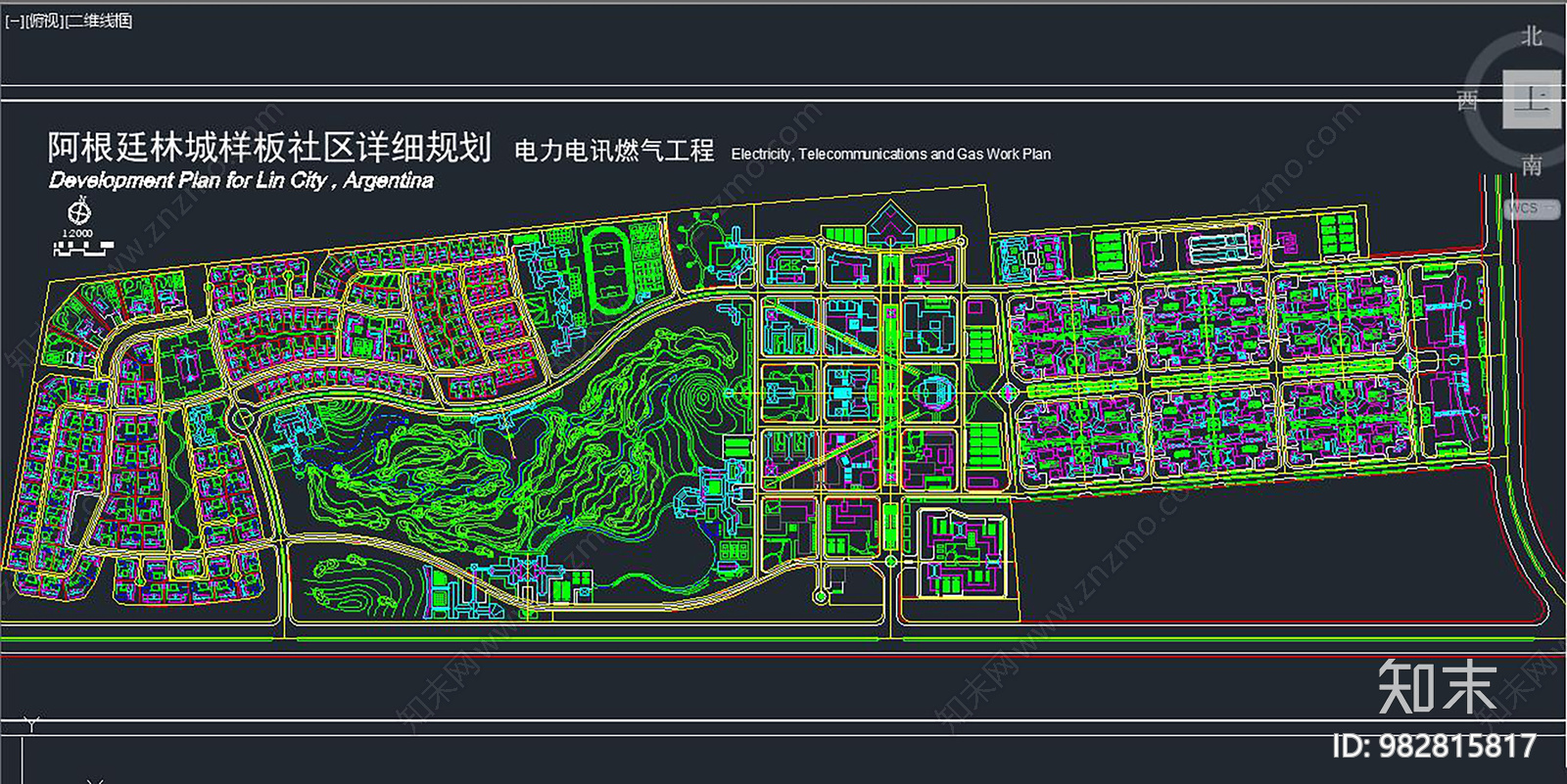住宅小区cad施工图下载【ID:982815817】