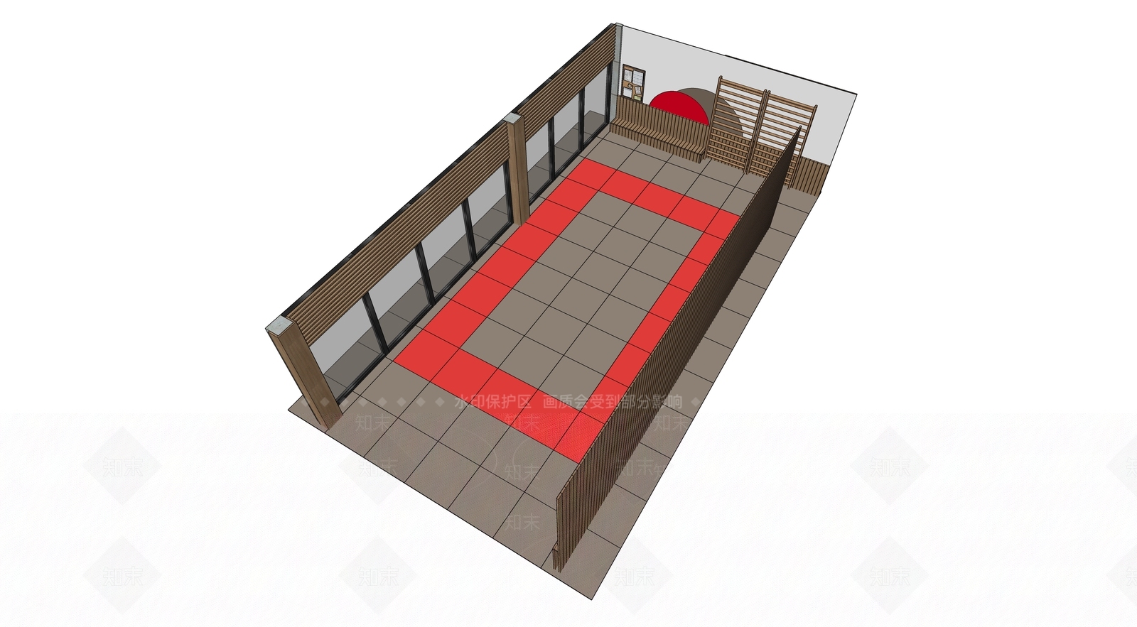 日式活动中心SU模型下载【ID:282818480】