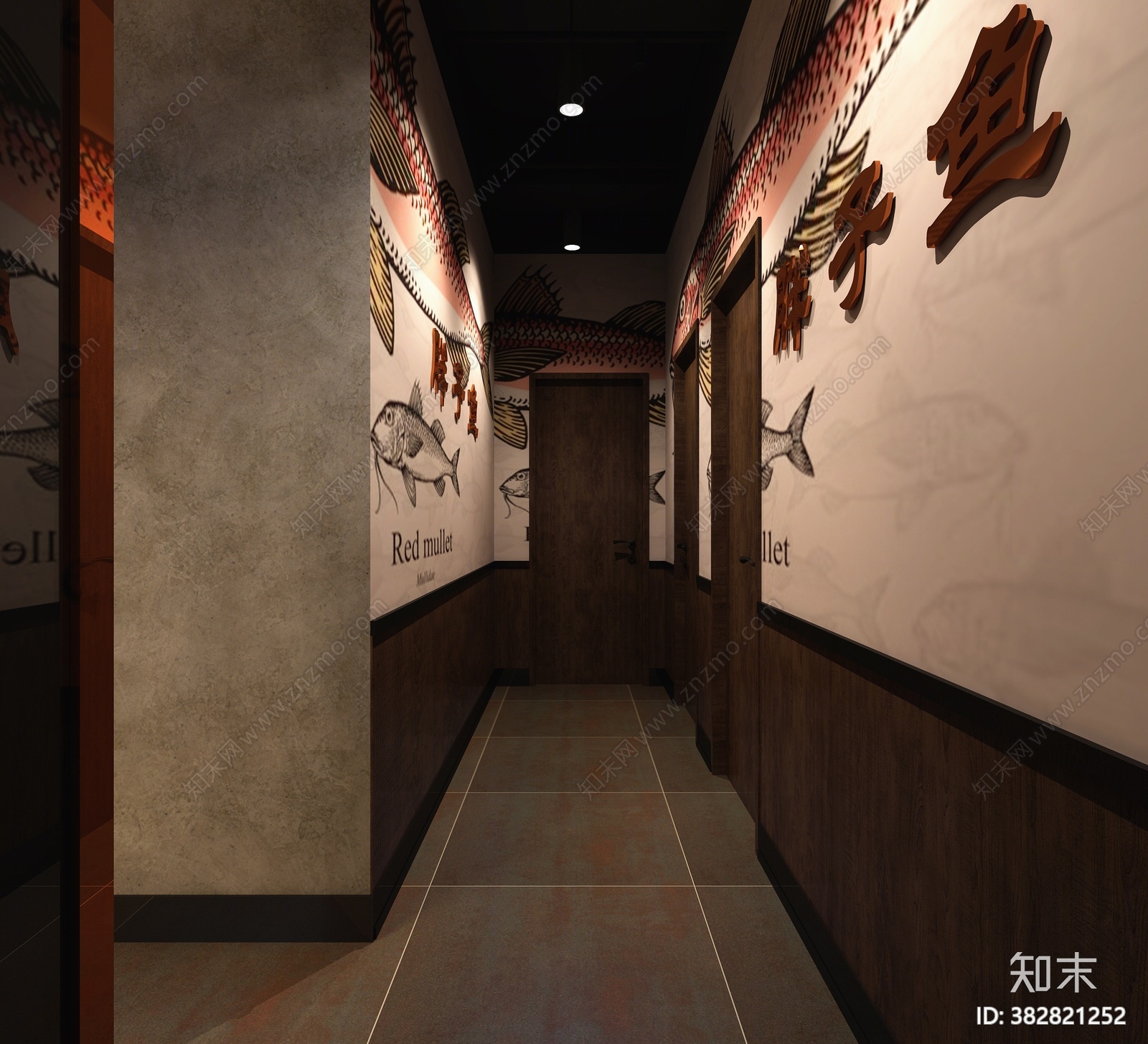 工业风火锅店3D模型下载【ID:382821252】