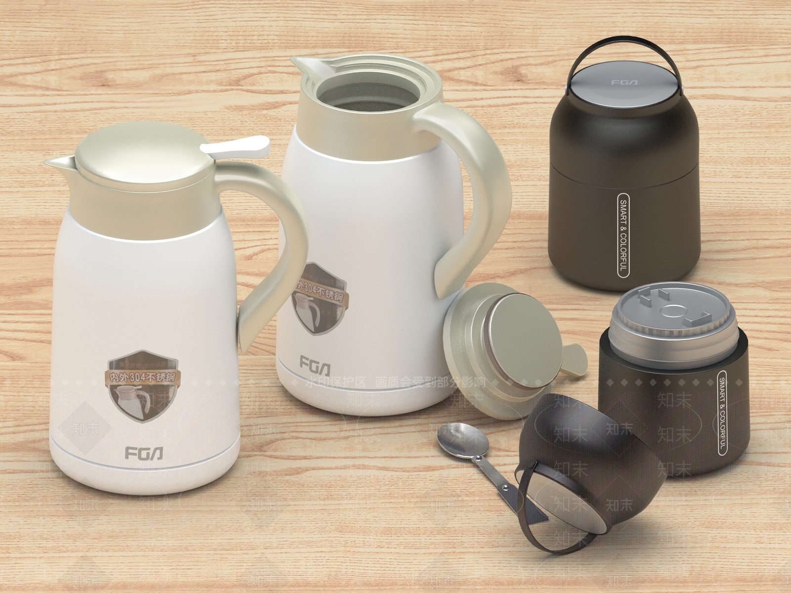 现代茶壶3D模型下载【ID:190098686】