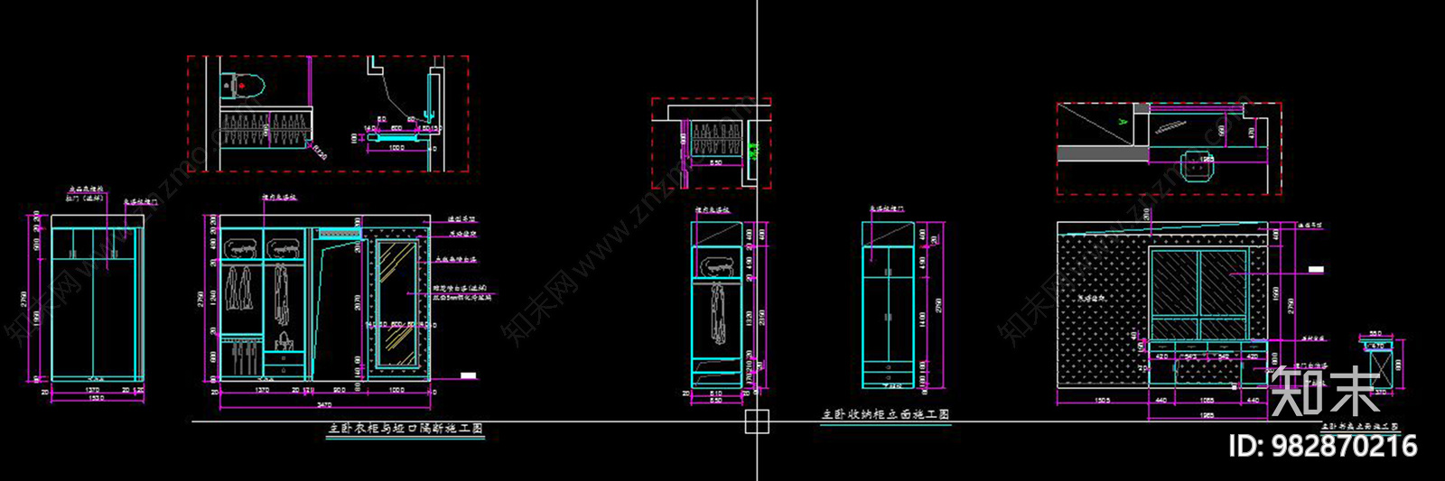 欧式住宅cad施工图下载【ID:982870216】