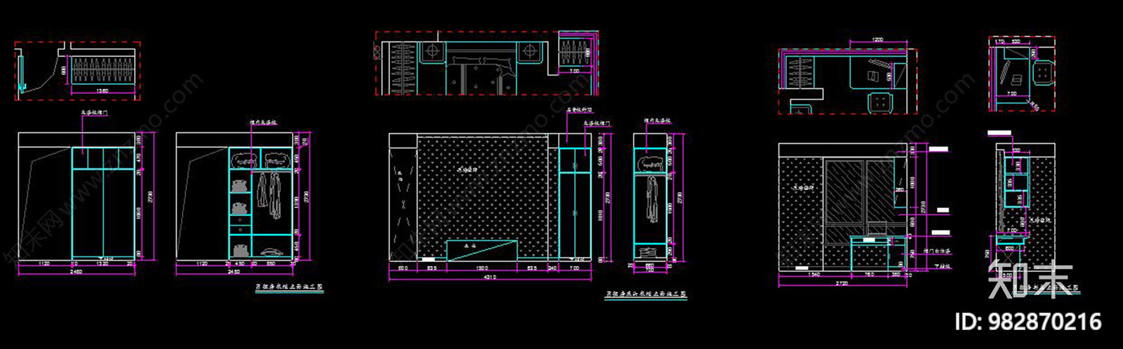 欧式住宅cad施工图下载【ID:982870216】