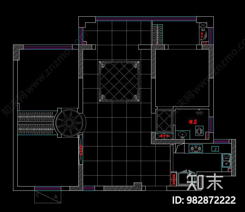 样板房cad施工图下载【ID:982872222】