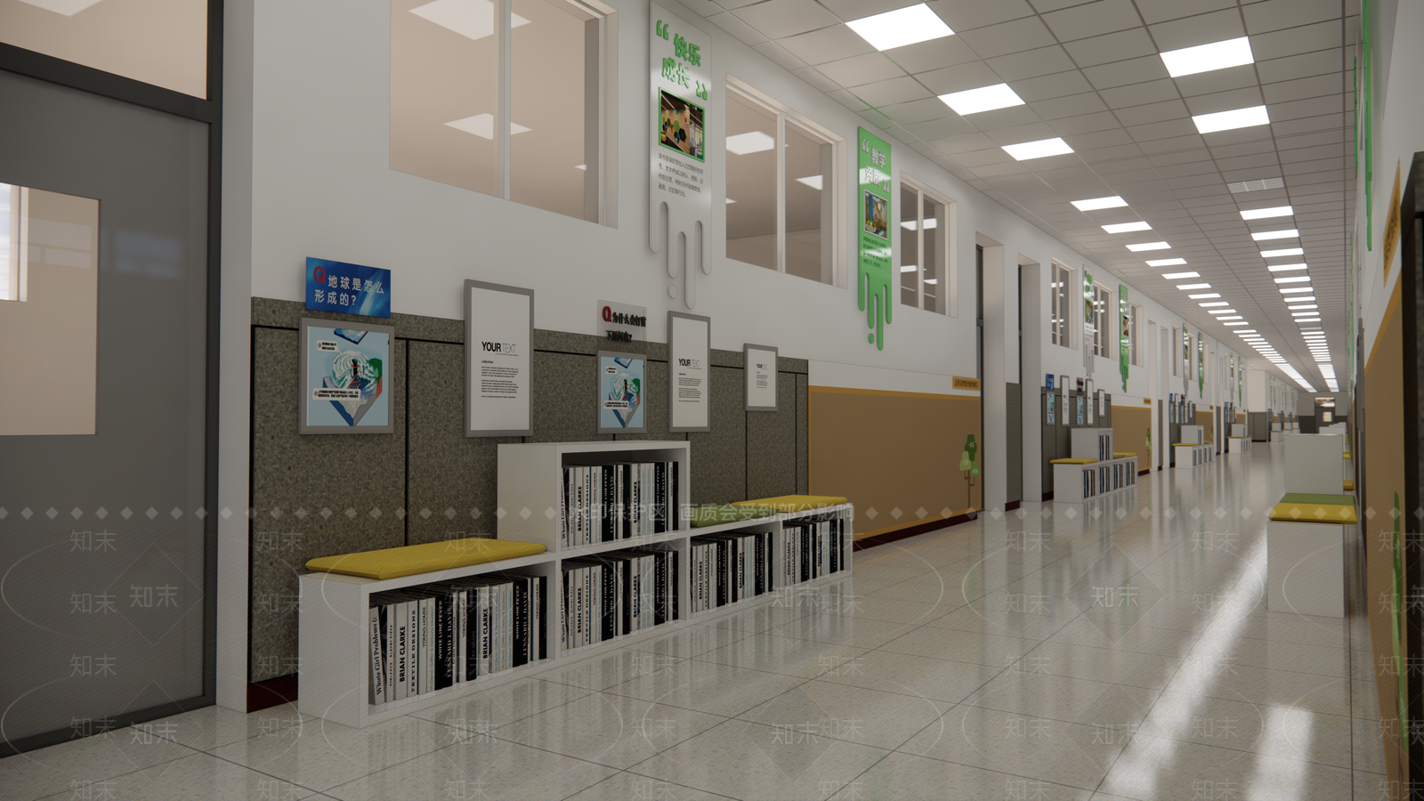 现代学校SU模型下载【ID:582876349】
