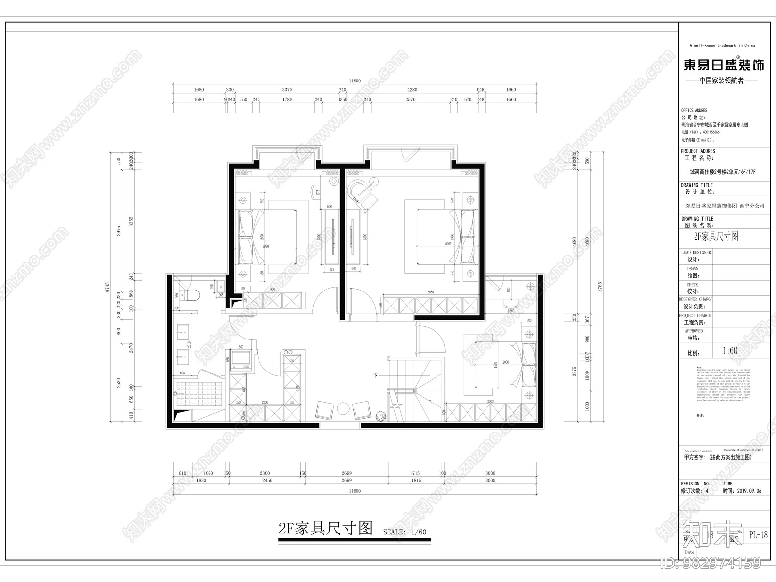 新中式别墅cad施工图下载【ID:982974159】