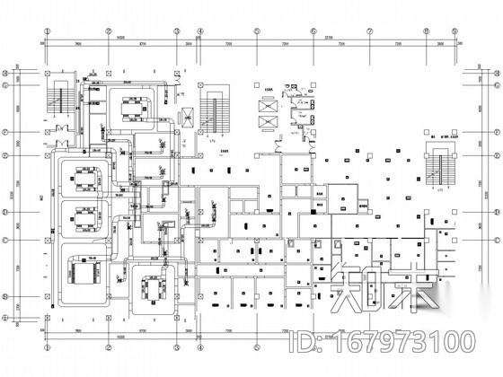 [烟台]医院手术室净化工程全套施工图纸(净化施工图下载【ID:167973100】