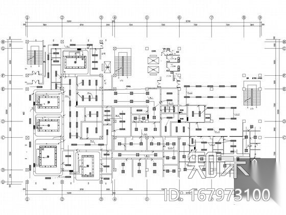 [烟台]医院手术室净化工程全套施工图纸(净化施工图下载【ID:167973100】