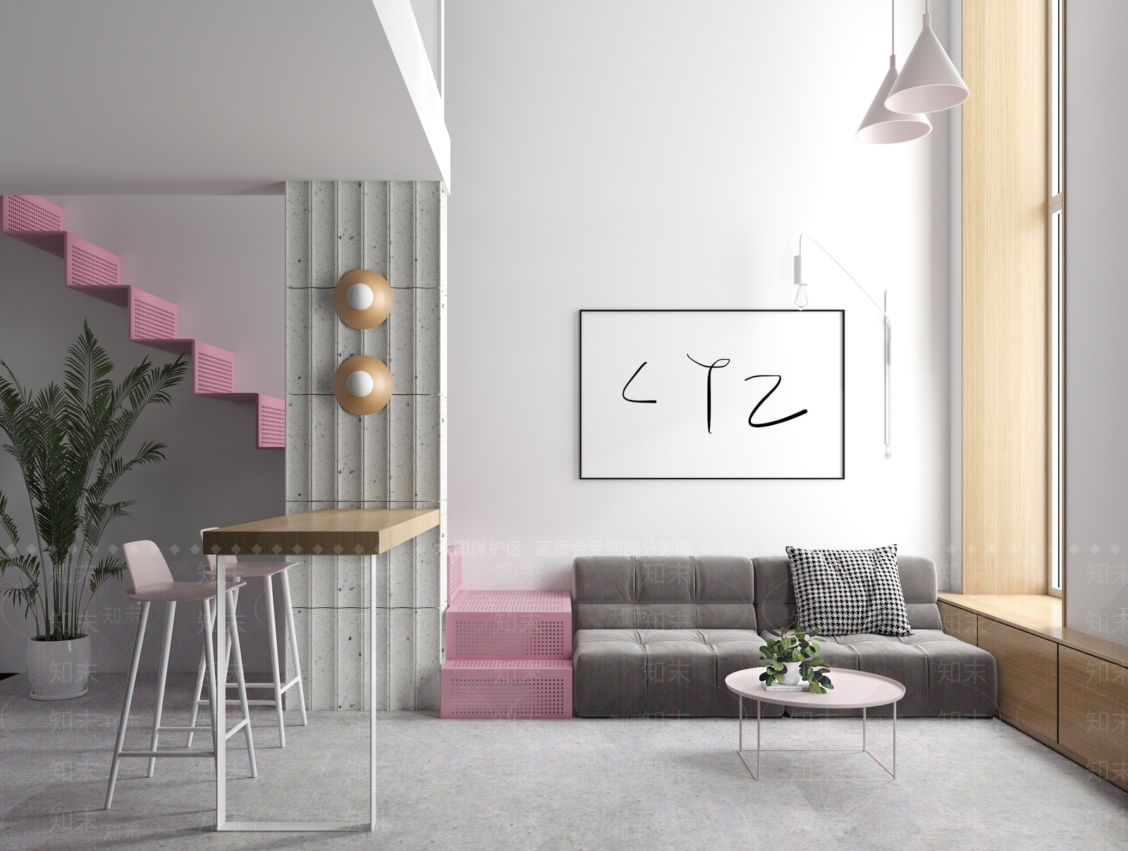 现代单身公寓3D模型下载【ID:983147703】