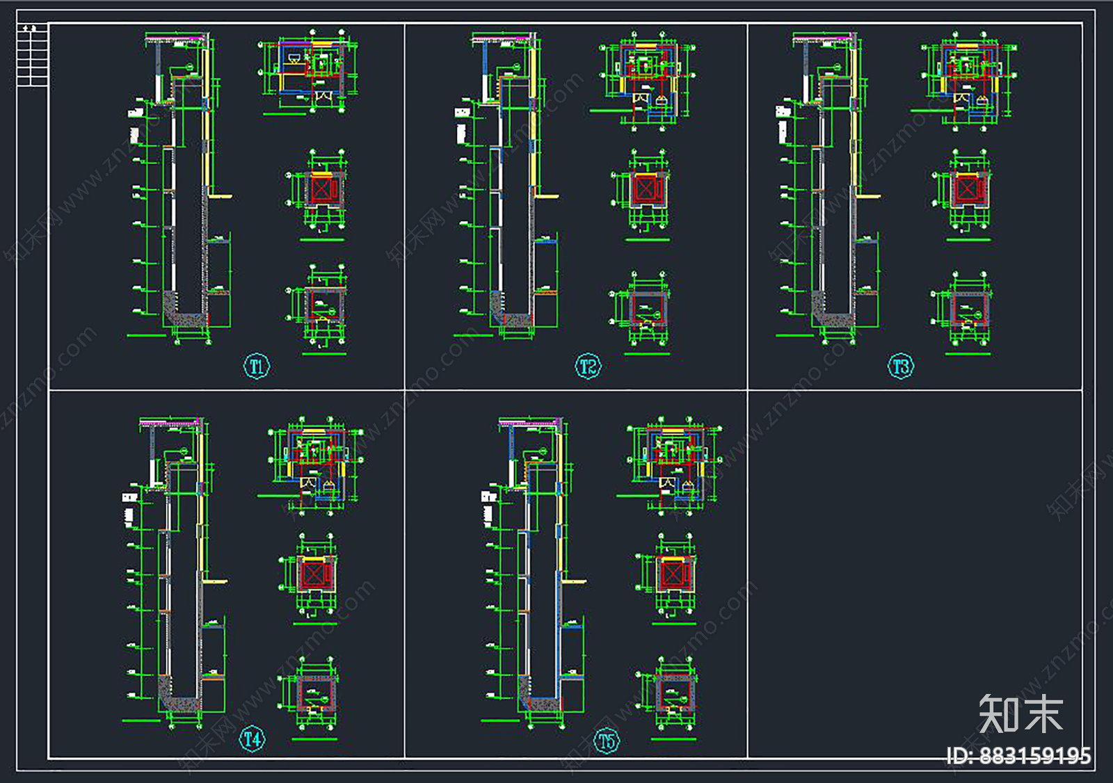 电梯大样施工图下载【ID:883159195】