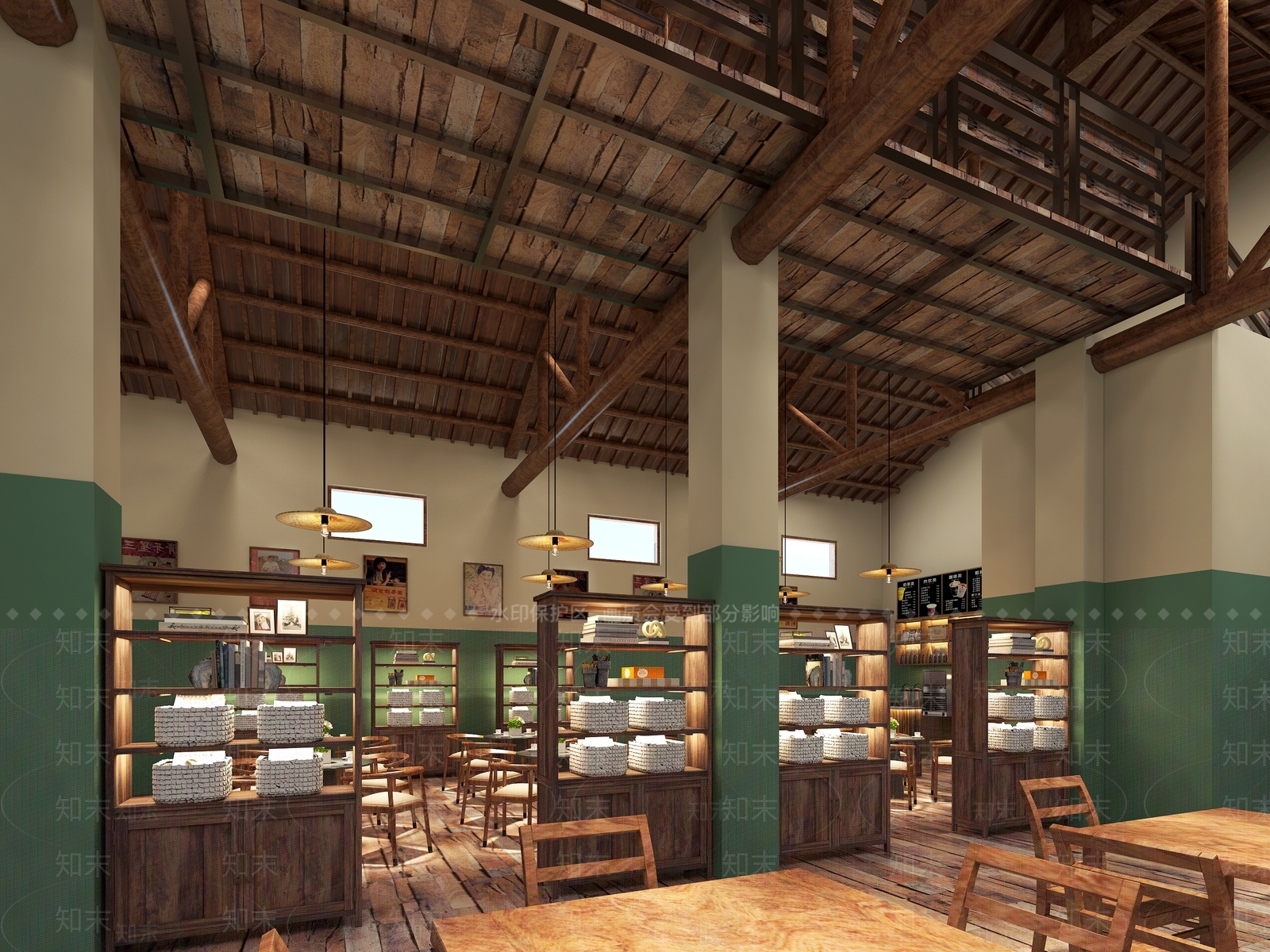 中式书吧3D模型下载【ID:283207699】
