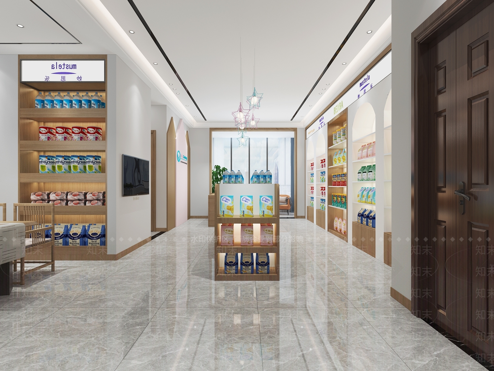 现代母婴店3D模型下载【ID:383328352】