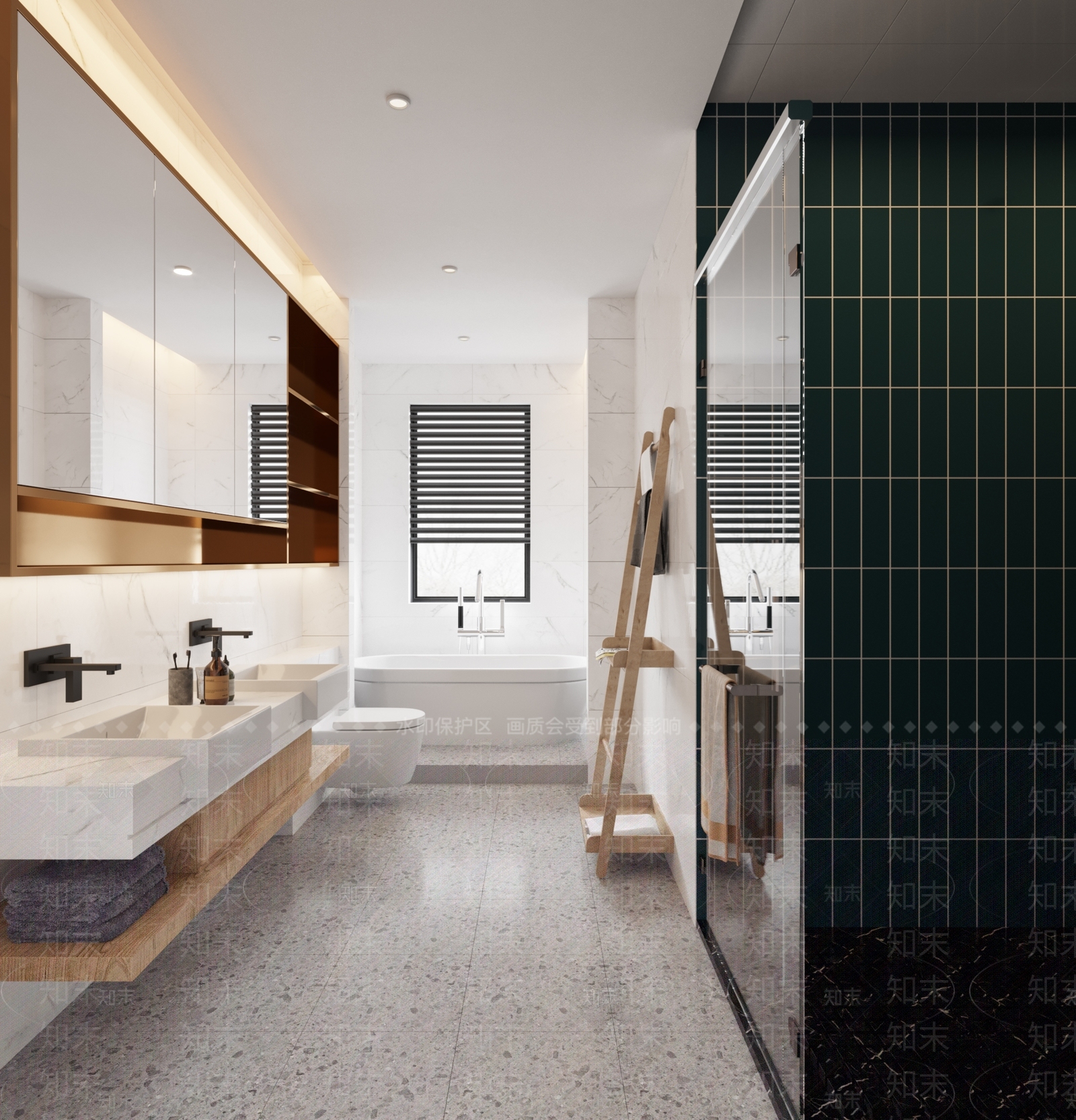 现代北欧卫生间3D模型下载【ID:583353402】