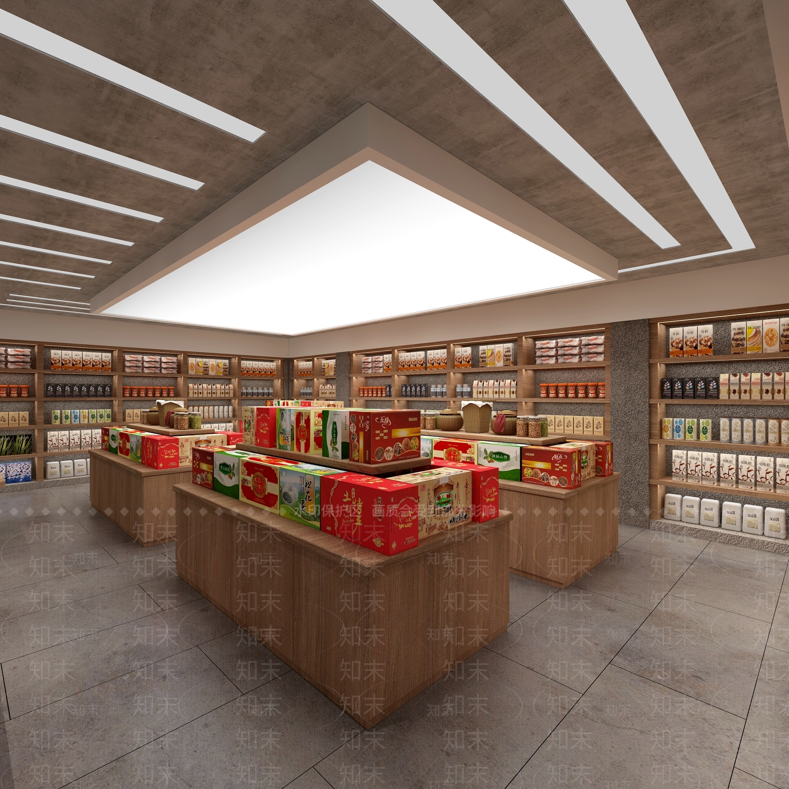 现代风格怀旧供销社3D模型下载【ID:583478314】