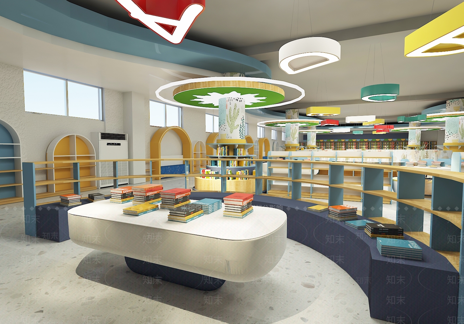 北欧儿童书吧3D模型下载【ID:584261419】