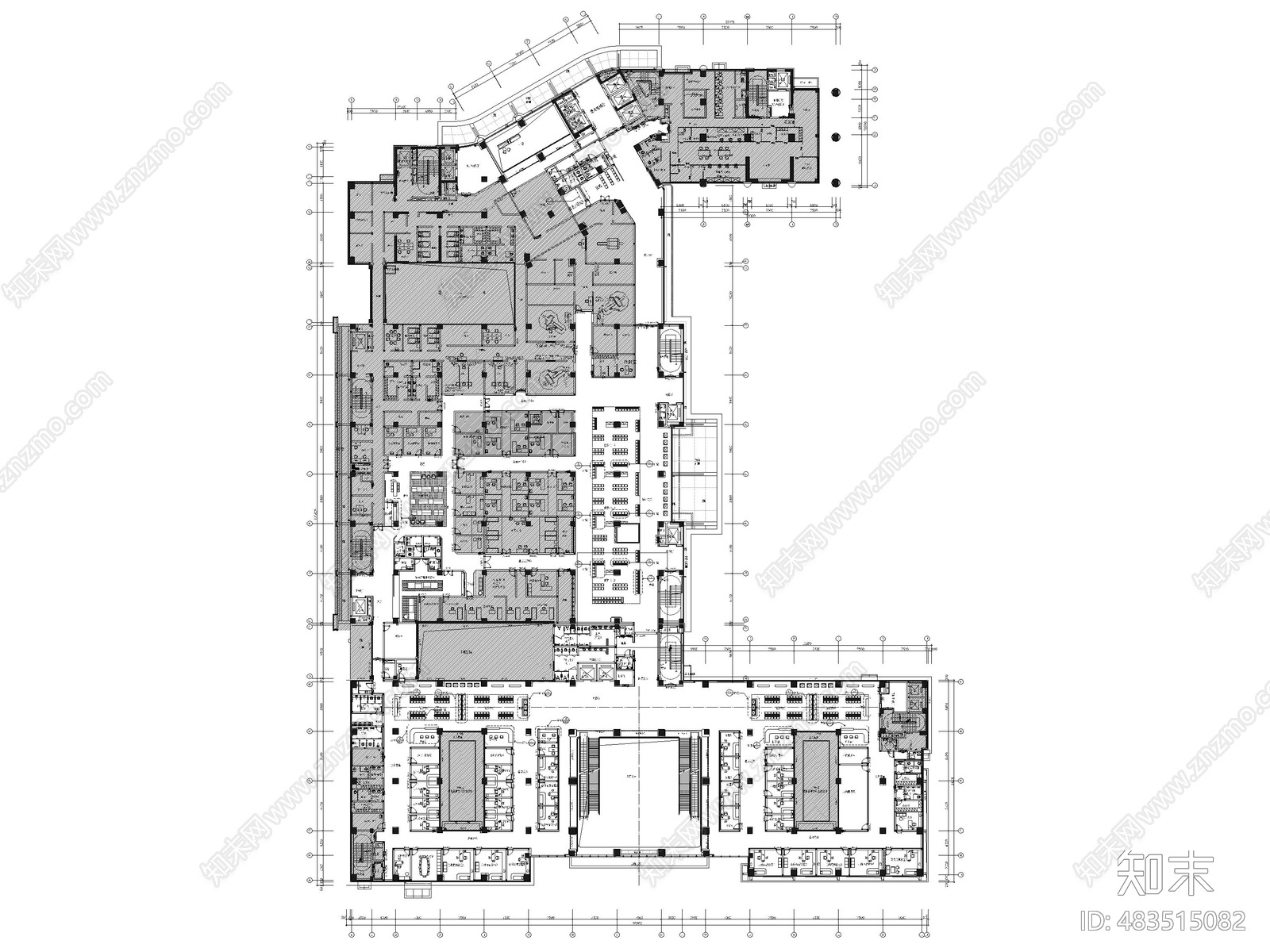 最新医疗厦门市心血管病医院丨设计方案效果图施工图物料书丨1cad施工图下载【ID:483515082】