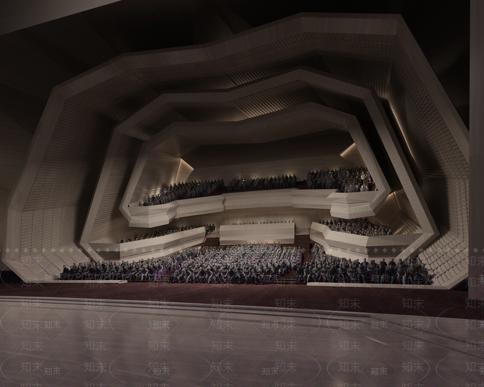 现代电影院3D模型下载【ID:583506167】