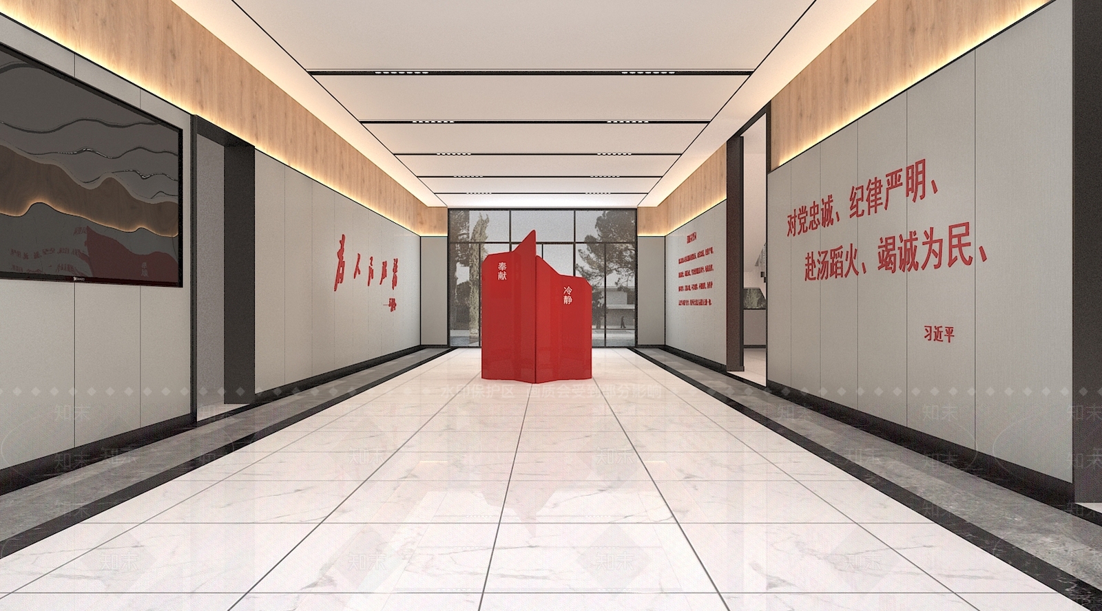 现代政府大厅3D模型下载【ID:484035098】