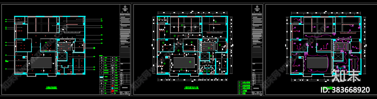典当行店铺全套CADcad施工图下载【ID:383668920】