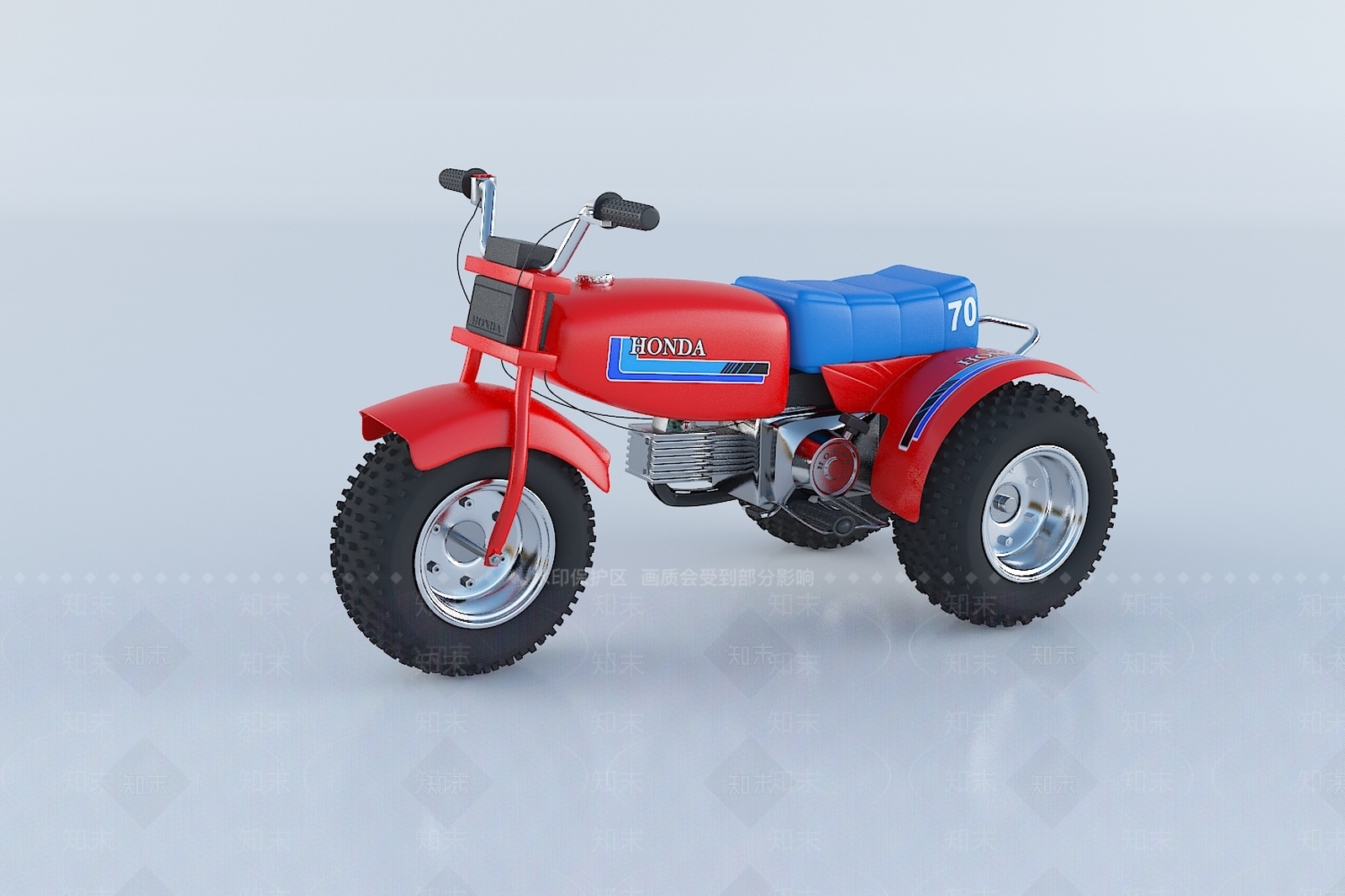 现代沙滩摩托3D模型下载【ID:683794114】