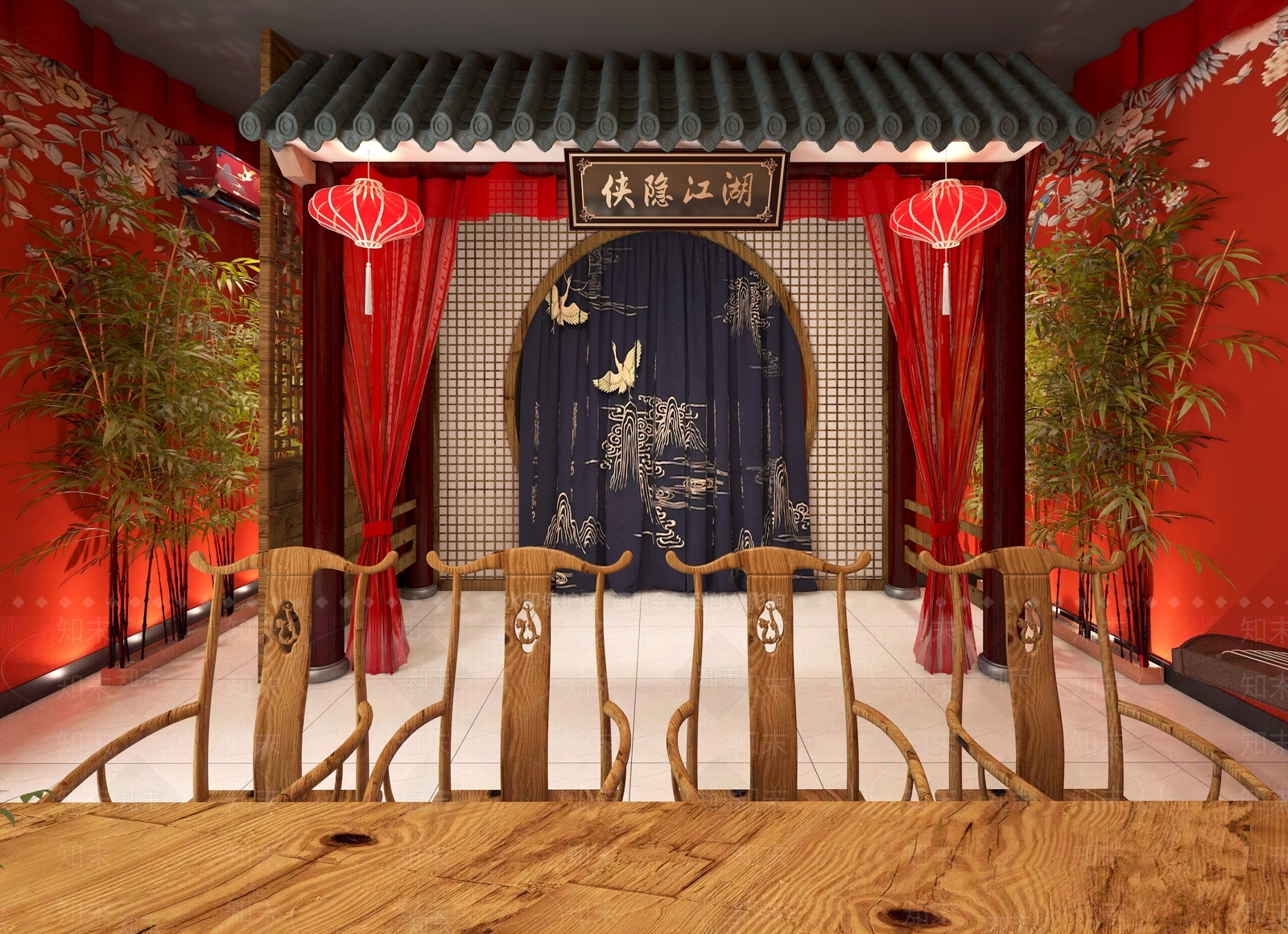 中式剧本杀3D模型下载【ID:983875928】