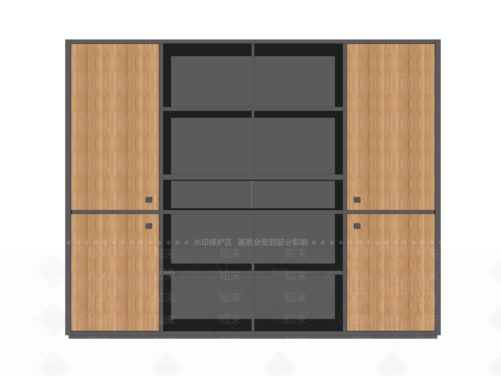 现代文件柜SU模型下载【ID:283969673】