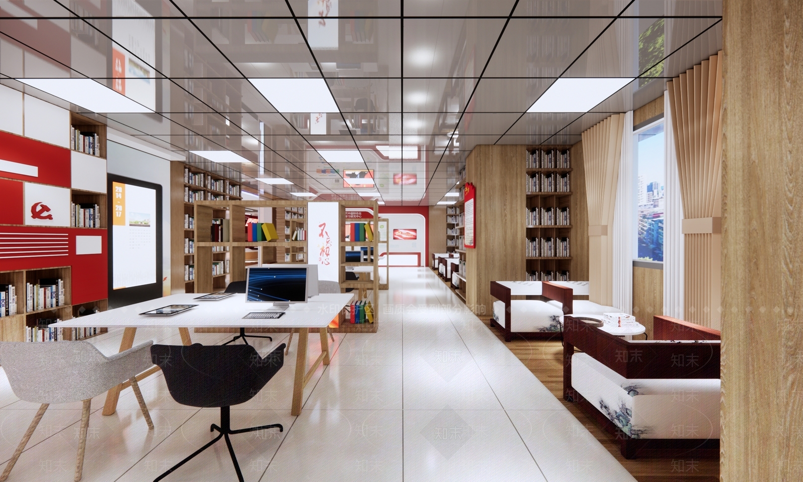 现代展厅SU模型下载【ID:284276946】