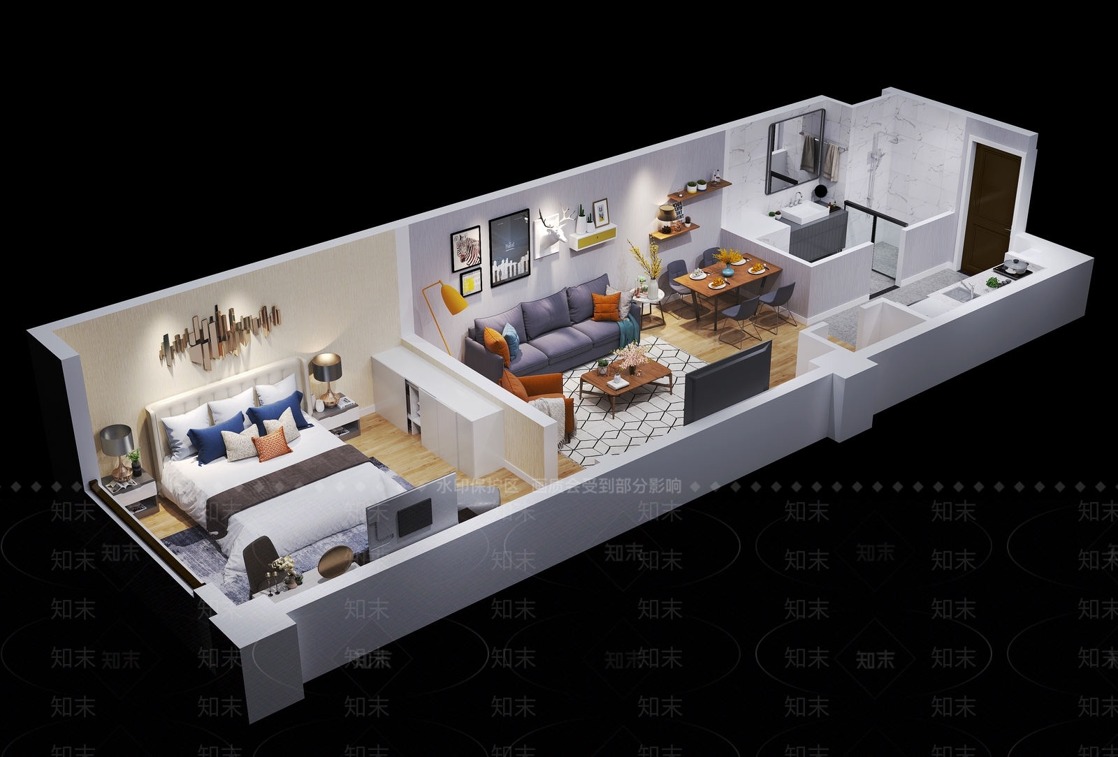 现代公寓3D模型下载【ID:784048832】