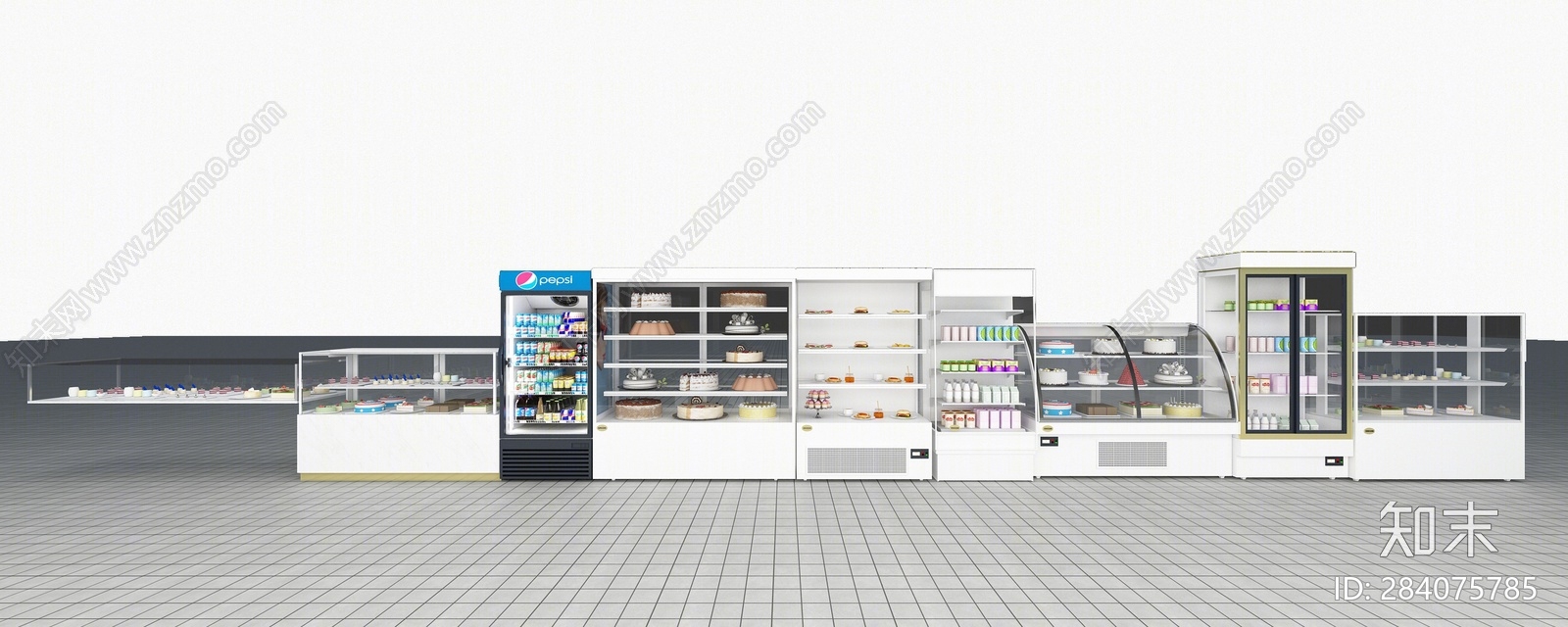 现代面包店3D模型下载【ID:284075785】