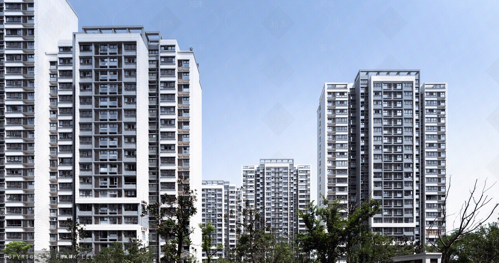 外景天空小区建筑贴图下载【ID:984088125】