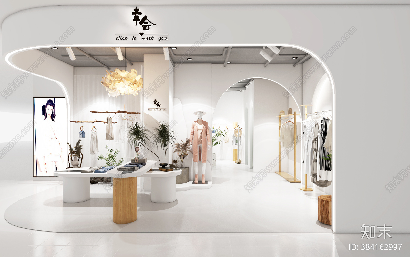 现代服装店CAcad施工图下载【ID:384162997】