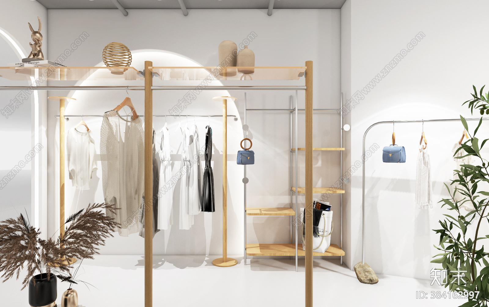现代服装店CAcad施工图下载【ID:384162997】