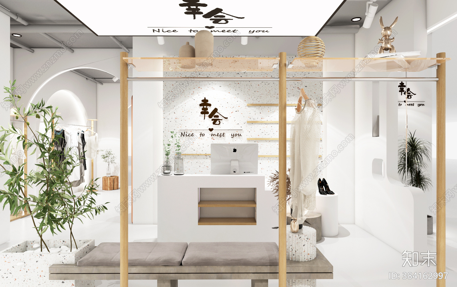 现代服装店CAcad施工图下载【ID:384162997】