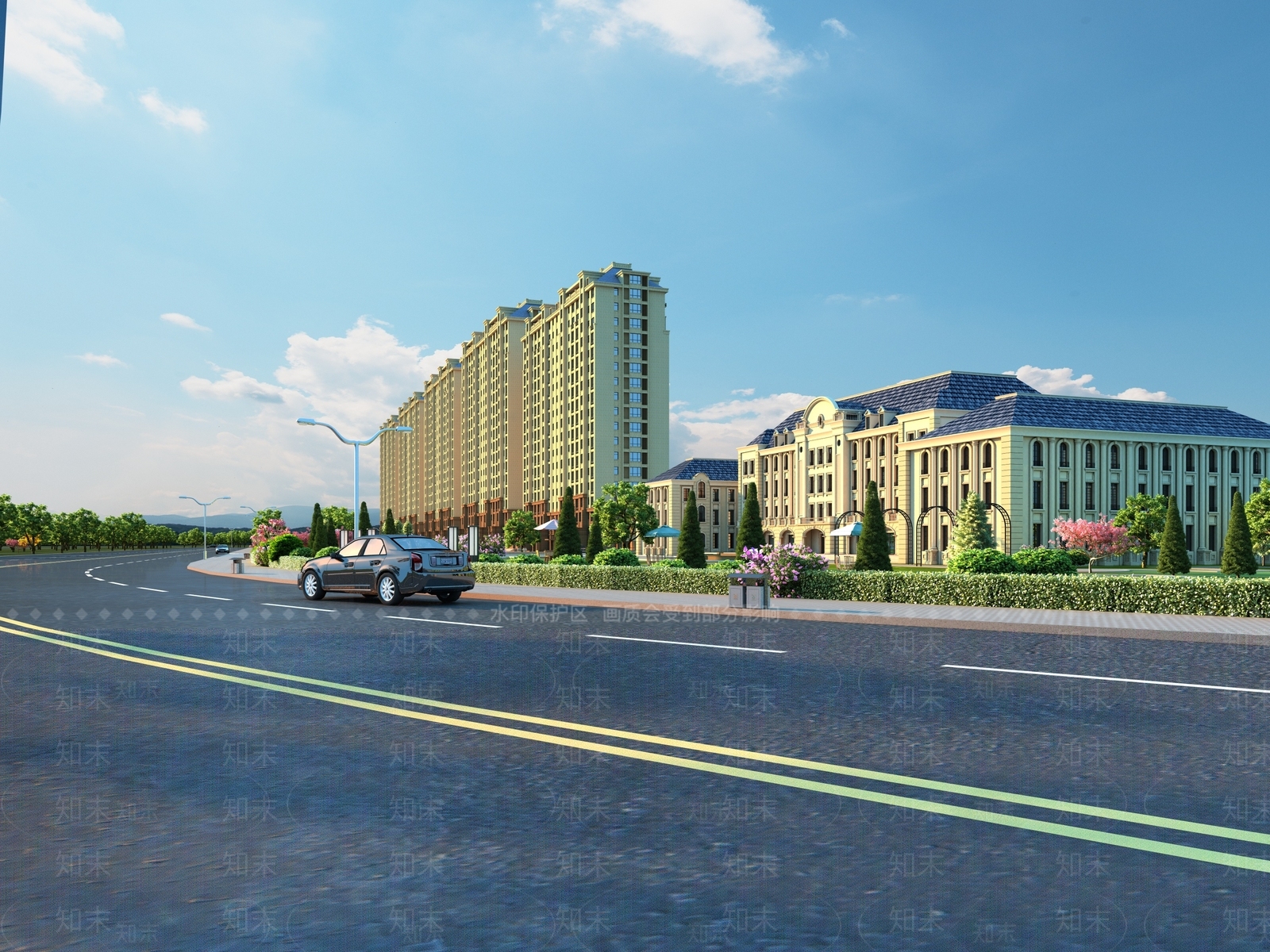 现代公路3D模型下载【ID:984213351】