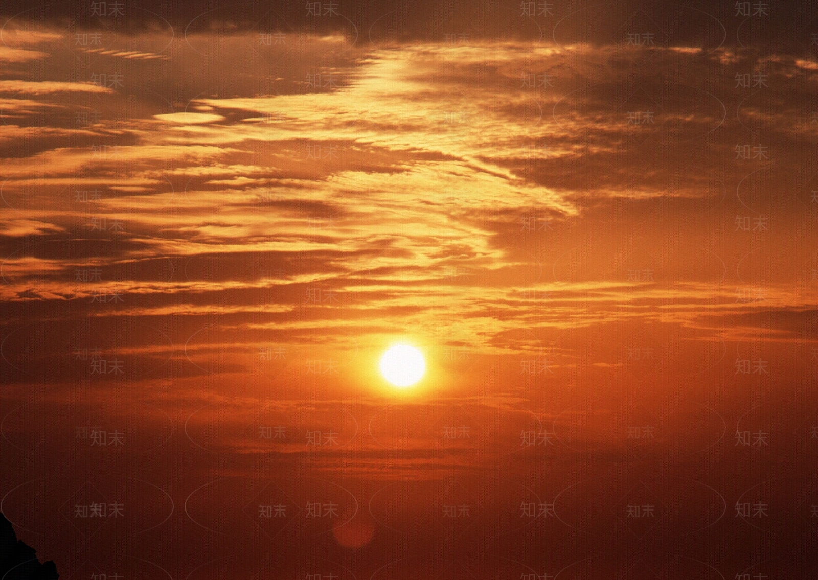 晚霞夕阳天空贴图贴图下载【ID:584260750】