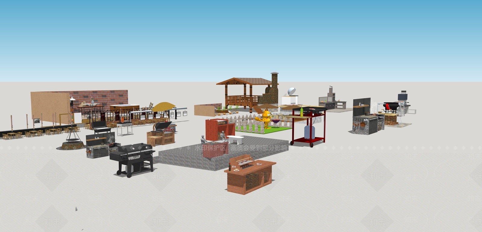 现代厨具SU模型下载【ID:884956351】