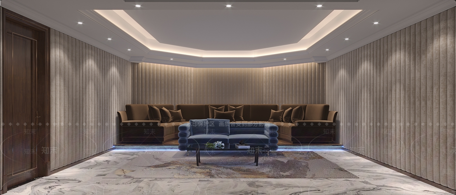 现代影音厅3D模型下载【ID:884366961】
