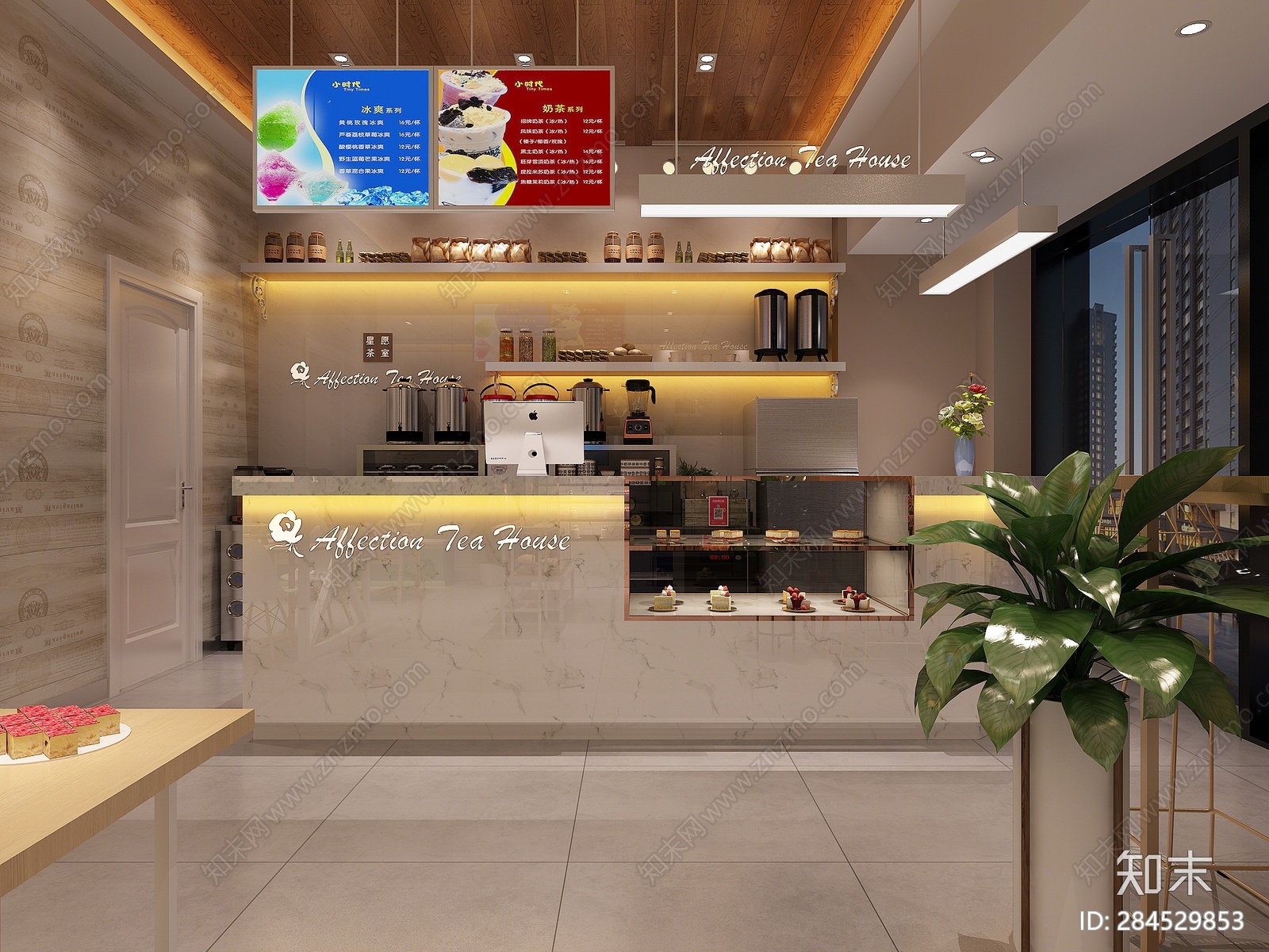 现代面包店3D模型下载【ID:284529853】