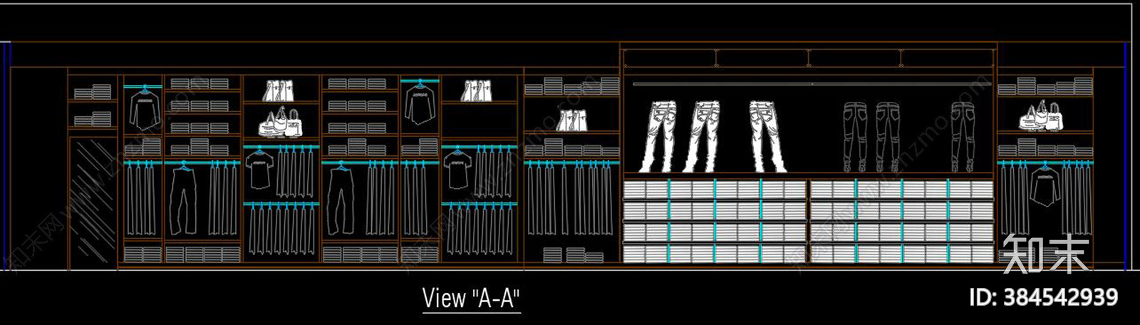 全套服装店cad施工图下载【ID:384542939】